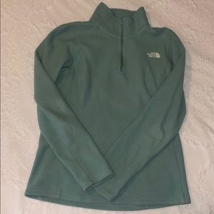 Fleece north face quarter zip